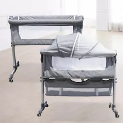 Baby Bassinet Sleeper Portable Nursery Infant Bed Bedside Crib Sleep Cradle Bed. Bed Side Crib Baby Bedside Crib...