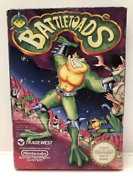 Vends jeu Battletoads Nintendo NES FRA. Version française rare (code NES-8T-FRA) avec texte en français au dos de la...