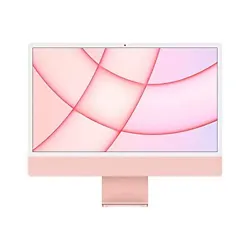 iMac 59,62 cm (24) M1 8 cœurs avec écran Retina 4,5K, système MAC rouge/rose, macOS Ventura, allemand