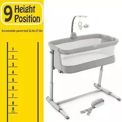      Bedside Sleeper & Baby bassinet - 2-in-1 Convertible Crib for baby   Coming with a mattress, two washable...