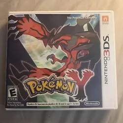 Pokémon Y 3D for Nintendo 3DS NO GAME just Case, Manual, and Inserts you see in pic Only. In excellent like new...