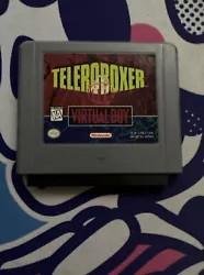 Teleroboxer Virtual Boy Nintendo Video Game.
