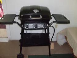 New and assembled 3 burner expert grill . Stored inside since new Includes cover new and utensils Includes hose and...