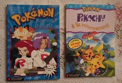Livres Pokémon Pikachu à la rescousse et La Team Rocket détruit tout..  Livres Pokémon Pikachu à la rescousse et...