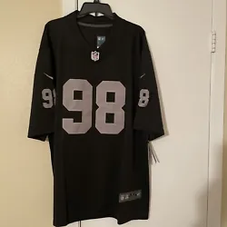 Brand New Las Vegas Raiders Maxx Crosby Jersey With Tags - Size Men’s XXL. All jerseys are embroidered (stitched) and...