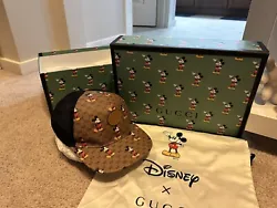 New Unused Authentic Disney × Gucci Baseball CapComes with all including This Disney X Gucci Cap is the perfect...