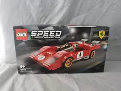LEGO Coffret 76906 SPEED CHAMPIONS 1970 Ferrari 512 M Voiture. Il est livré scellé mais la boîte contient des...