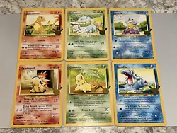 Pokemon x6 First Partner Jumbo Card Collection! CARD IS IN NEAR MINT CONDITION!