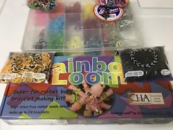 Rainbow Loom Kit With Case Of Rubber Bands. Condition is 