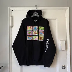 Keith Haring x RSQ Hoodie Mens XL Limited Edition Graphic VERY RARE!!. Super rare hoodie. I don’t see anyone else...