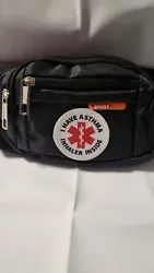 This waist bag fanny pack has a very clear label of whats inside. Let EMT workers know where your Medication is in an...