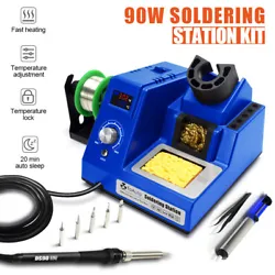90W SMD Soldering Station Iron Kit Anti-static Its used in the maintenance of internal circuit boards of electronic...