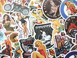100 unique retro women stickers. Please refer to the pictures for references of what they look like. There are no...