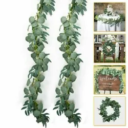 Optional Type: Eucalyptus Leaves, Eucalyptus+Willow Leaves, Willow Leaves. Artificial hanging leaves are easy to clean...