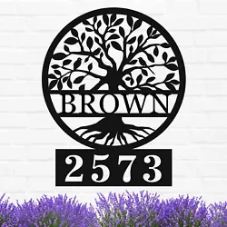 We powder coat each house numbers to give your sign a smooth and durable finish. we will provide you with two screws...