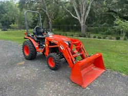 KUBOTA B2301 TRACTOR LOADER WITH ONLY 175 HOURS! A VERY CLEAN LITTLE TRACTOR! WE ACCEPT TRADES! 8:00am – 5:00pm.