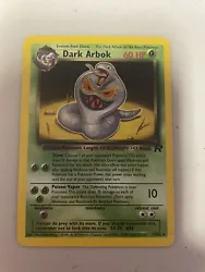 Pokémon DARK ARBOK 19/82 Rare Team Rocket - Played.