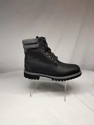Timberland 6 Inch Waterproof Boot 640 Below Black Leather Brown tb0a1m98 Size 9.5 in replacement Size 7.5 box