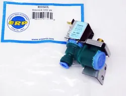 Refrigerator Water Inlet Solenoid Valve for Whirlpool part number W10394076. ERP part number W10394076 for Whirlpool.
