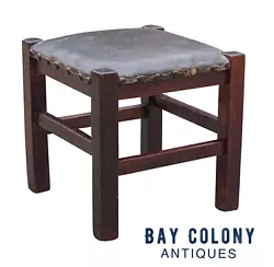 This is one of their earliest labels and we’d date the stool CA 1905 / 1910. We don’t like to send nice people off...