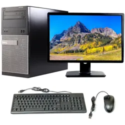 Dell OptiPlex 3010 Tower. USB Mouse and Keyboard. 22 in Widescreen LCD Monitor. Your first impression is our highest...