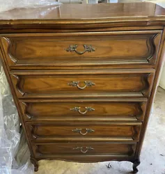 Dixie French Provincial Chest of drawers good condition some scratches and wear age appropriate but solid and sturdy...