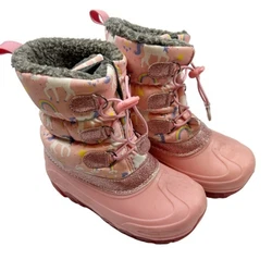 Members Mark Pink Unicorn Snow Boots Girls Size 13/1Great used condition! Used for 1 winter.