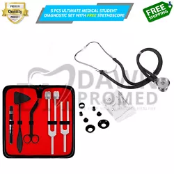 The tuning fork will not lateralize if both ears are normal. ‣ 1 - White Pupil Gauge Penlight - Clip On + LED. ‣ 1...