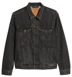 Just like wine, the classic, traditionally designed denim jacket, crafted from washed black denim, always gets better...