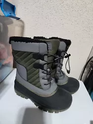 All In Motion Boys Snow Boots Sz 3 Thermolite Eco Mode. VERY Good Condition!