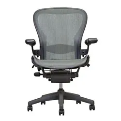 Aeron Chair Size B. Durable and sleek, this chair will still look like new long after you retire. Design doesn’t get...