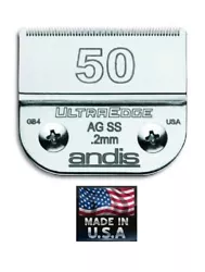 Andis® UltraEdge™ Clipper Blades are made from carbon-infused steel for a harder cutting surface that lasts longer....