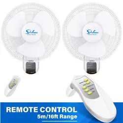 60° adjustable tilt. It brings your room more cooling air in a larger area. Strong & durable ABS fan blades. 3-speed...
