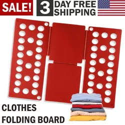 Clothes Folder Folding Board Laundry Organizer T-Shirt Fast Fold Storage for Kids. It can be folded with a simple...