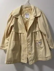 Vintage London Fog Girls Jacket Button Front Pockets Dress Coat 4T.