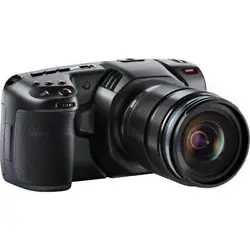 Blackmagic Design Pocket Cinema Camera 4K - Caméra professionnelle 4K Ultra HD - Capteur 4/3 grand format - Double...