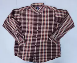 Predominant colors are brown and cream, with red/blue/teal highlights. Item is 100% AUTHENTIC.