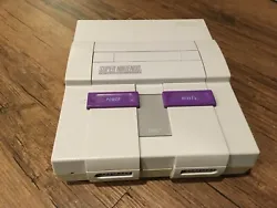 Hello, up for sale today is a Super Nintendo Entertainment System (Snes) that is being sold for parts/repairs. The...