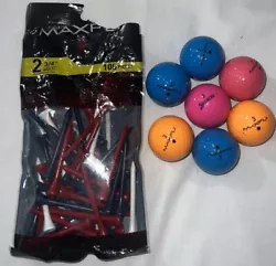 Sri on 3 And Ma flu 2,3,4 Golf Balls And Multi Performance 46 Tees.
