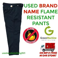 We inspect our used fr work pants for quality. These heavy duty used work pants are 100% cotton. We work hard to give...