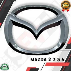 New Front Grille Emblem that fits;. 2011-2014 Mazda 2. 2007-2015 Mazda 3. 2007 Mazda 5.