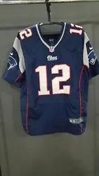 Player : Tom Brady. Team : New England Patriots. Product : Jersey. Color : Blue.