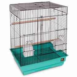 (Wash the cage regularly with mild soap, warm water, and the Prevue Cage Saver Scrub Pad (#109). Dry thoroughly. Do not...