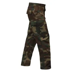 ROTHCO MILITARY CAMO. BDU CARGO ARMY FATIGUE PANTS. Military BDU Fatigue Pants are made with comfortable, durable...