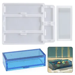 Resin Mold Organization Silicone Molds for Epoxy Resin for Making Handmade Gift and DIY Craft Storage Box Organization....