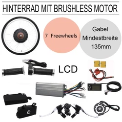HW-HJ-343 36V 500W. 36V 500W Elektro-Fahrrad Kit Ebike Elektrofahrrad Umbausatz Hinterrad m. LCD. 36V 500W LCD ebike...