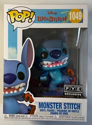 Funko POP! Disney Lilo & Stitch #1049 Monster Stitch FYE Exclusive Holding Cars. Ships in Free Pop protector
