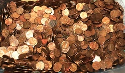 Bulk Copper Pennies. 95% Copper ONLY.