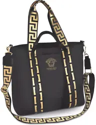Limited edition Versace Parfums Bag. -black color lining with 