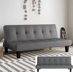 Look no further! This Serta Moore Fufter Twin Futon is the ideal choice for you! This futon transforms from sofa to...